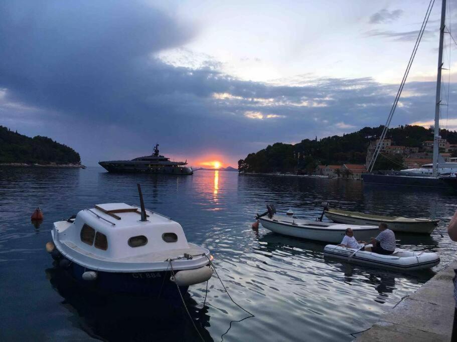 Lovely Split Level Apartment With Sea View, Pool, Free Parking And Wifi Cavtat Eksteriør billede