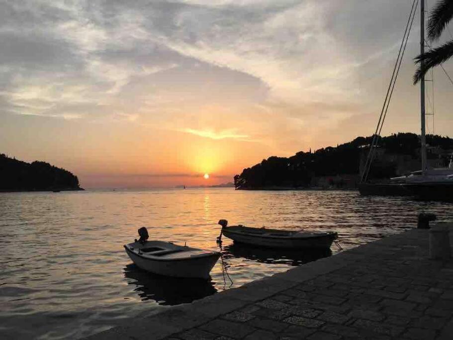 Lovely Split Level Apartment With Sea View, Pool, Free Parking And Wifi Cavtat Eksteriør billede